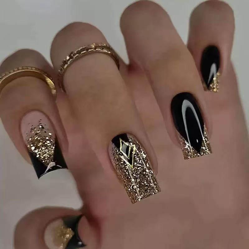 Nail Art French - Hot Sales 24pcs Women'S Nail Set
