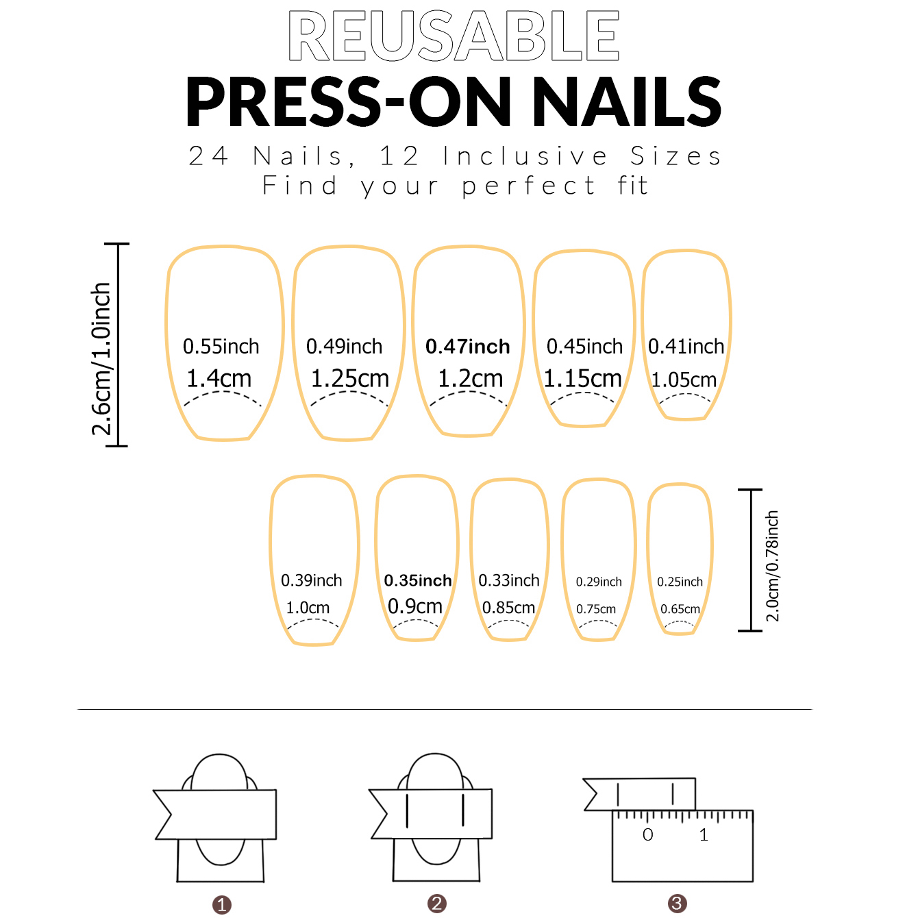 A Set Of 24 Glossy Short Coffi - Nail Art Quotes 评论和价格