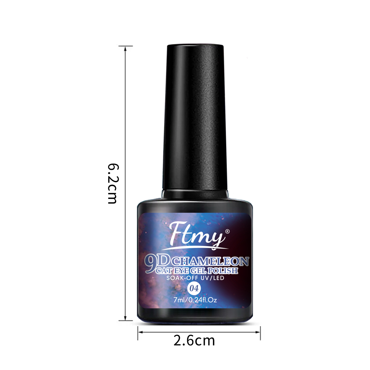 7ml Rainbow Magnetic Nail Gel, - Nail Art Rainbow 评论和价格