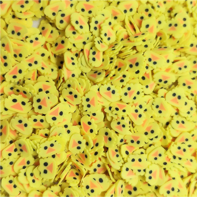 50g/lot Cute Yellow Duck Slice - Nail Art Yellow 评论和价格