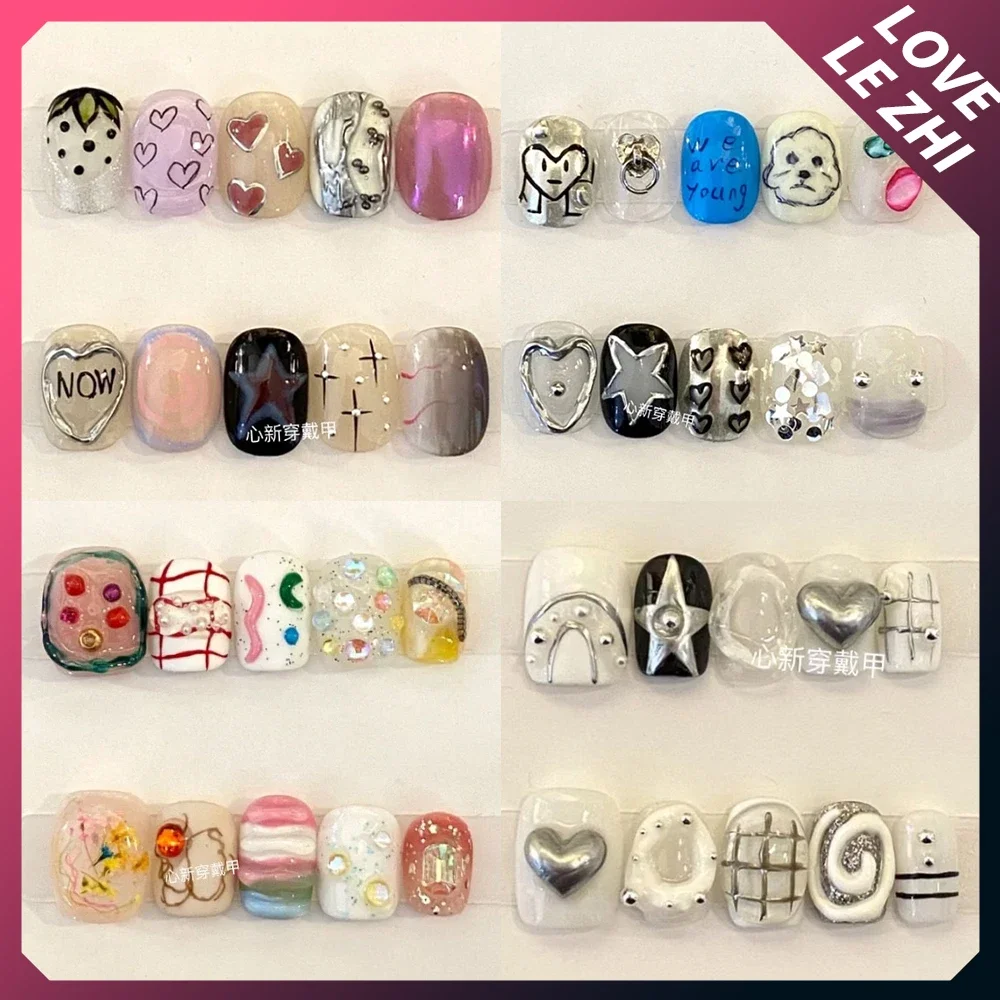 10Pcs Diy Creativity Funny Mas - Nail Art Love 评论和价格