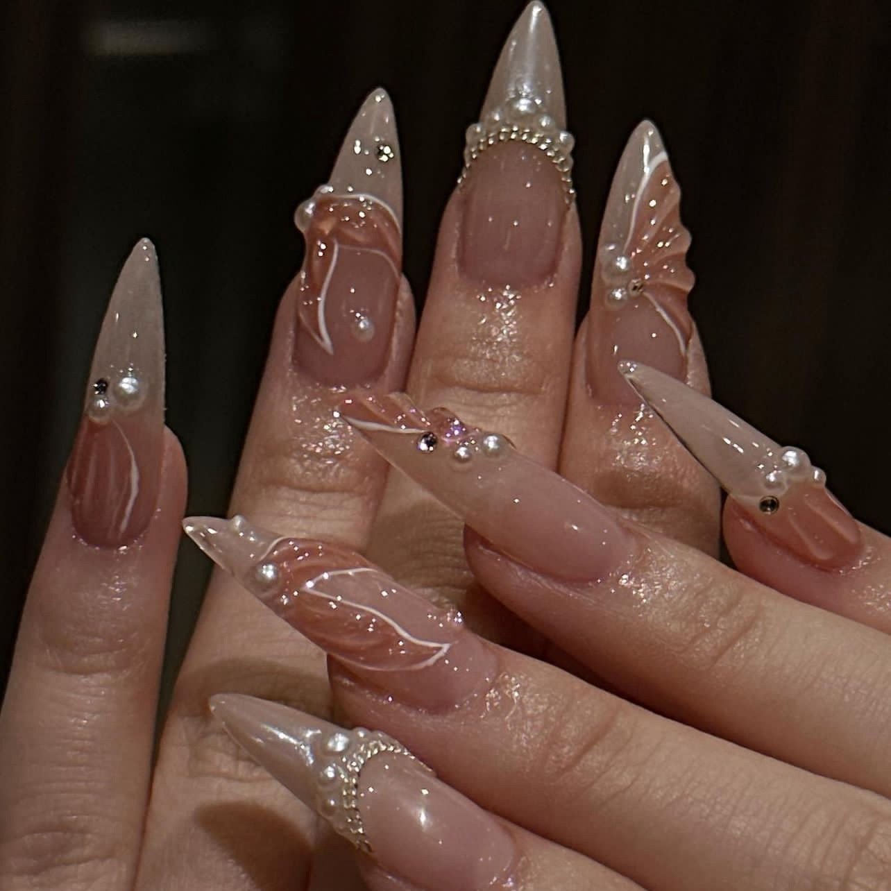 24pcs Fashion Rhinestone Press - Nail Art French 评论和价格