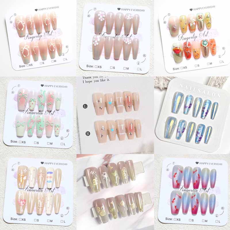 10 Pcs Women French Style High - Nail Art Eye Cat 评论和价格