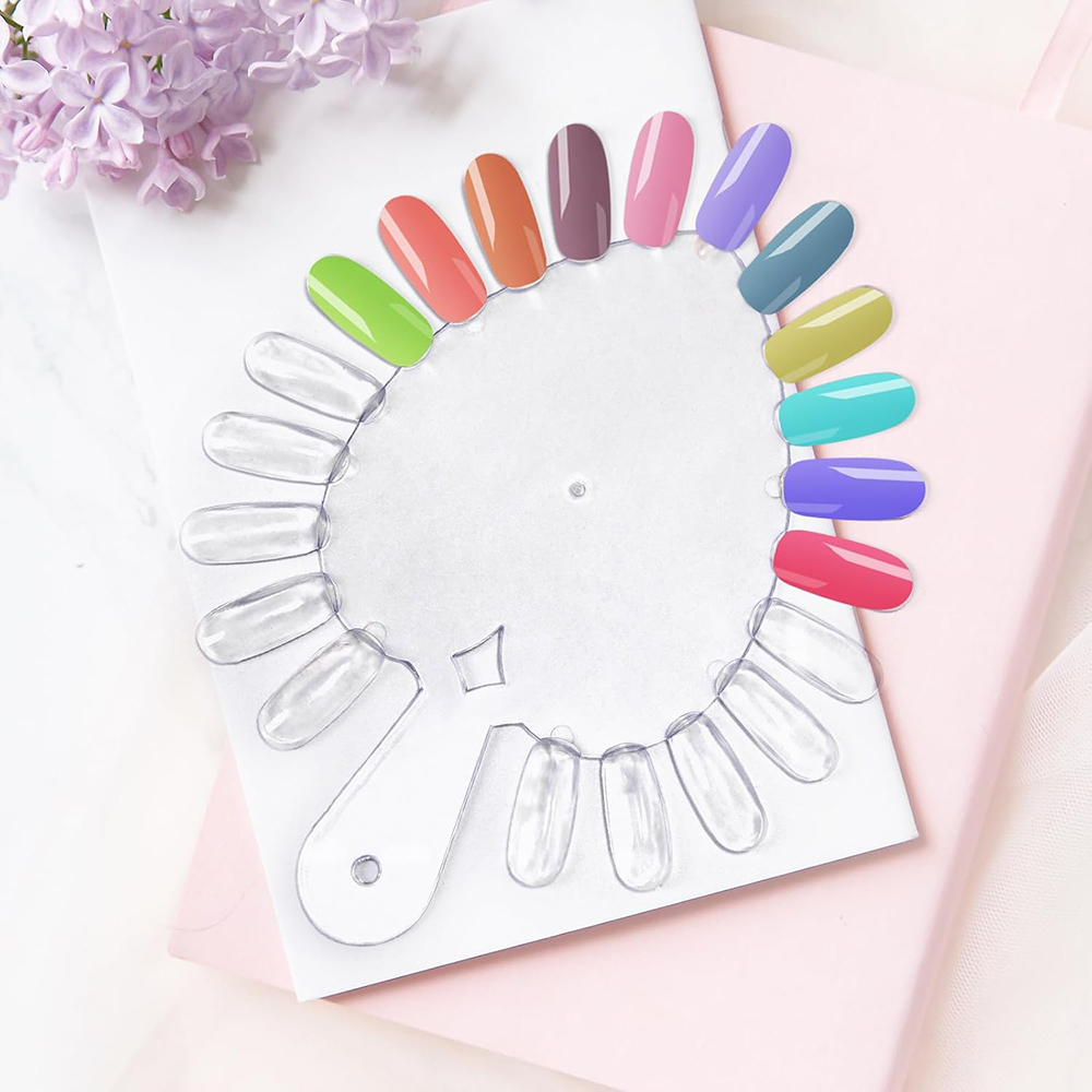 10Pcs Heart-shaped Nails Color - Nail Art Quotes 评论和价格