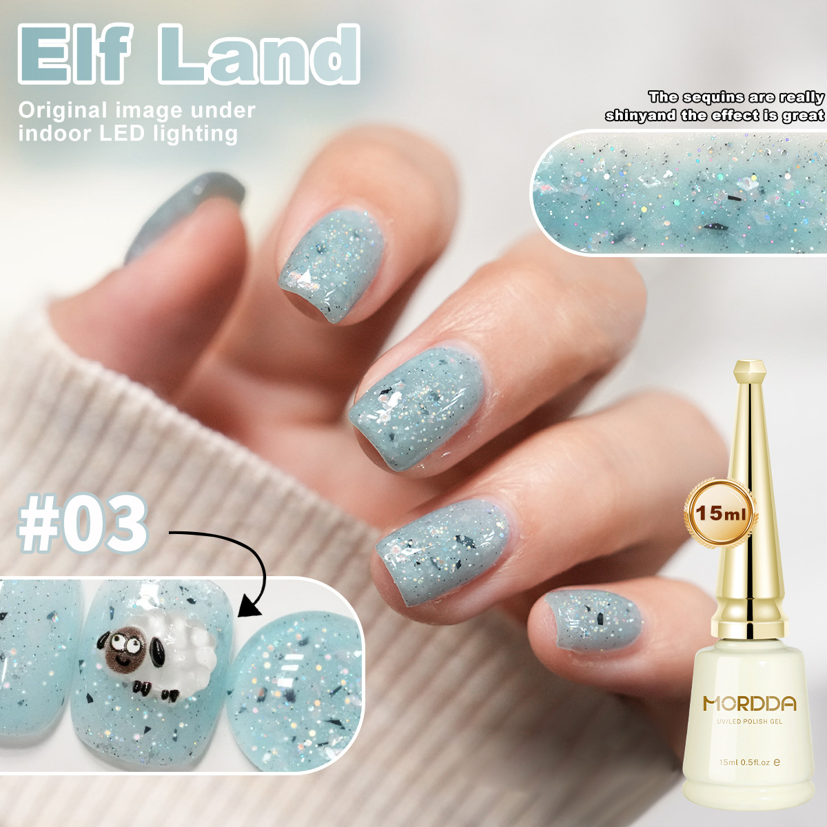 6 Colors 15ml Cat Eye Polish R - Nail Art Rainbow 评论和价格