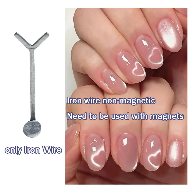 1/4Pcs Y-shaped Love Heart Mag - Nail Art Love 评论和价格