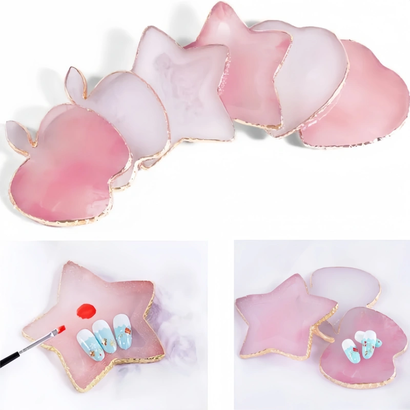 Resin Agate Stone Nail Art Pal - Nail Art Quotes 评论和价格