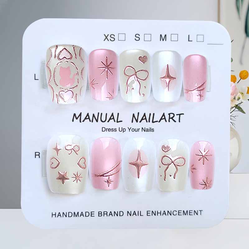10 Pcs Dreamy Cat with Love Bo - Nail Art Eye Cat 评论和价格