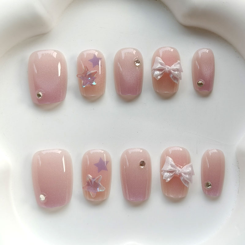 10Pcs Teenage Girl Fashion Cut - Nail Art Love 评论和价格