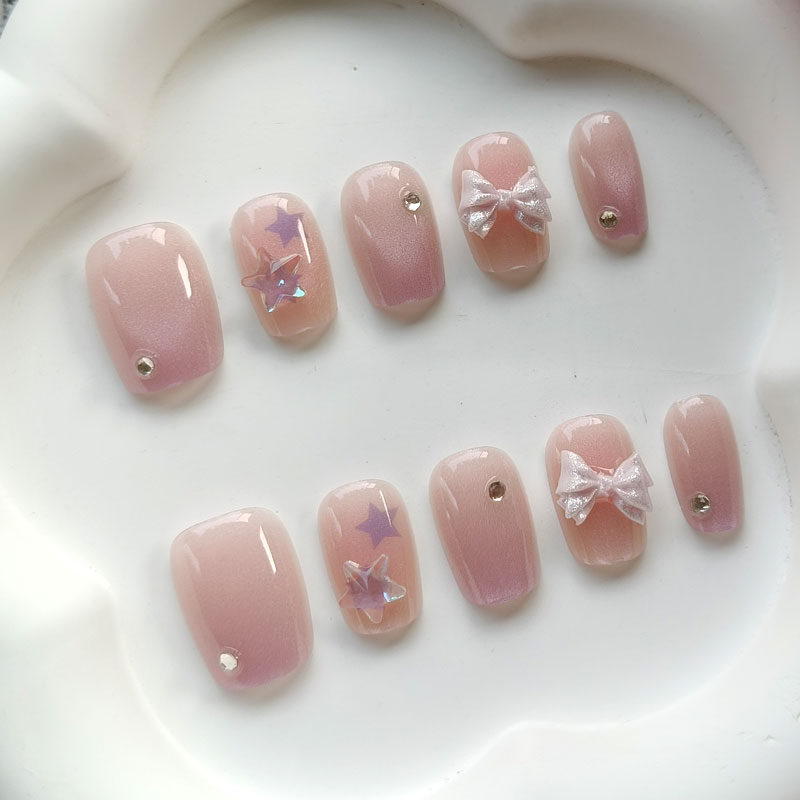 10Pcs Teenage Girl Fashion Cut - Nail Art Love 评论和价格