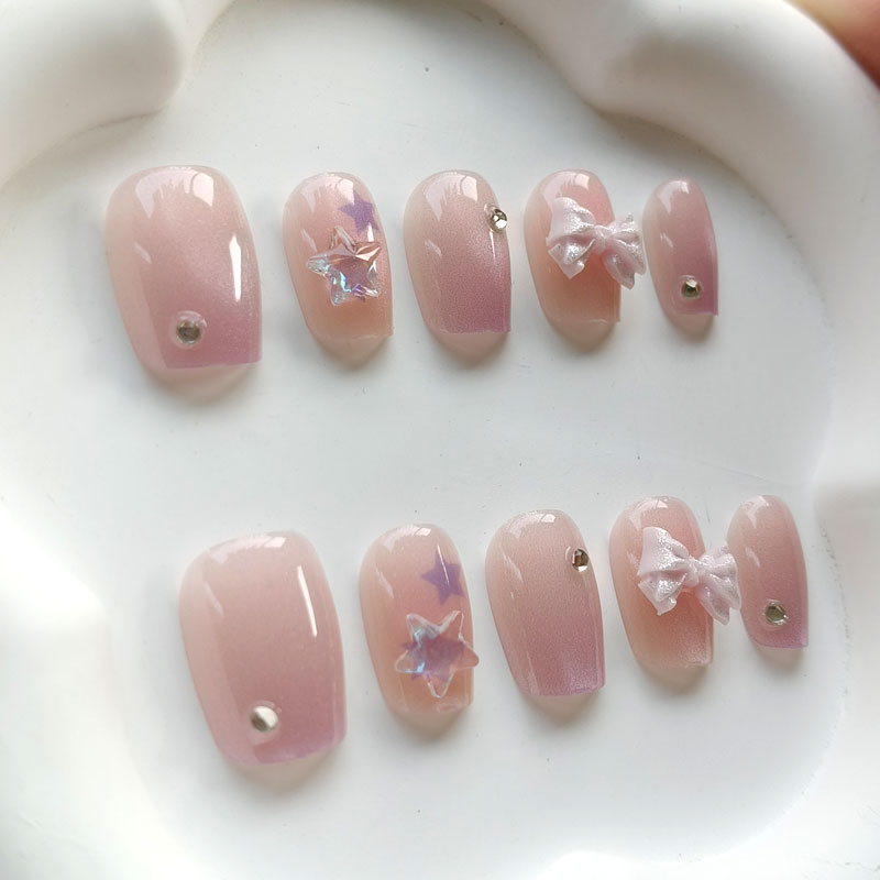 10Pcs Teenage Girl Fashion Cut - Nail Art Love 评论和价格