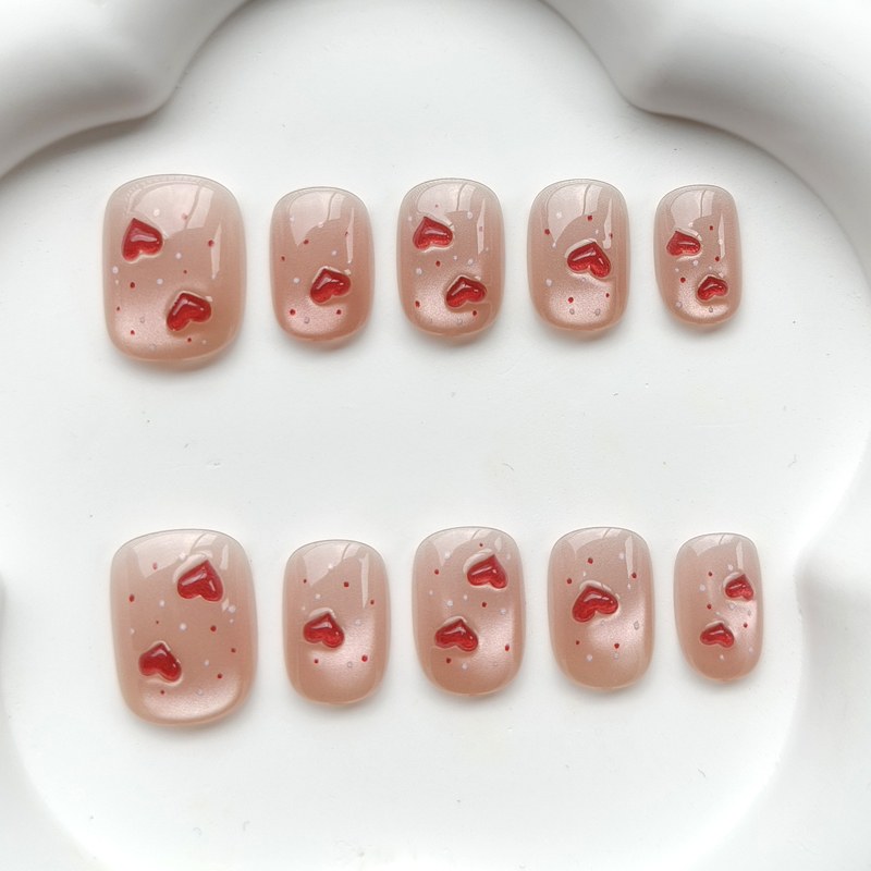 10Pcs French Style Cute Sweeth - Nail Art Eye Cat 评论和价格