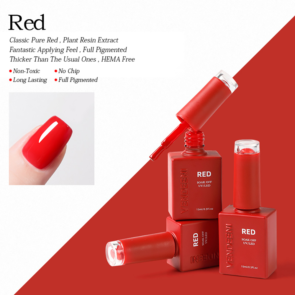 Vendeeni 15ml Black White Red  - Nail Art Yellow 评论和价格