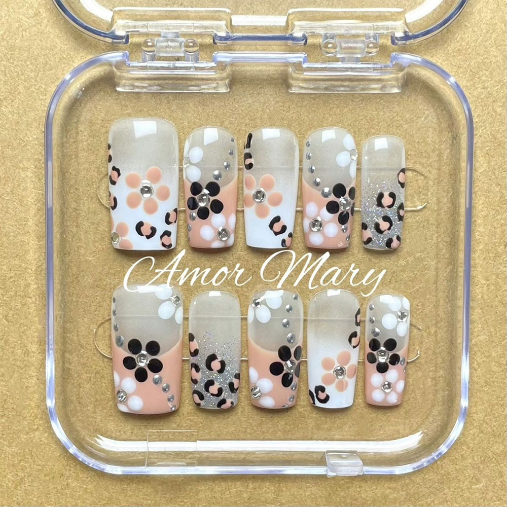 Summer Fresh 3D Flower Diamond - Nail Art Love 评论和价格