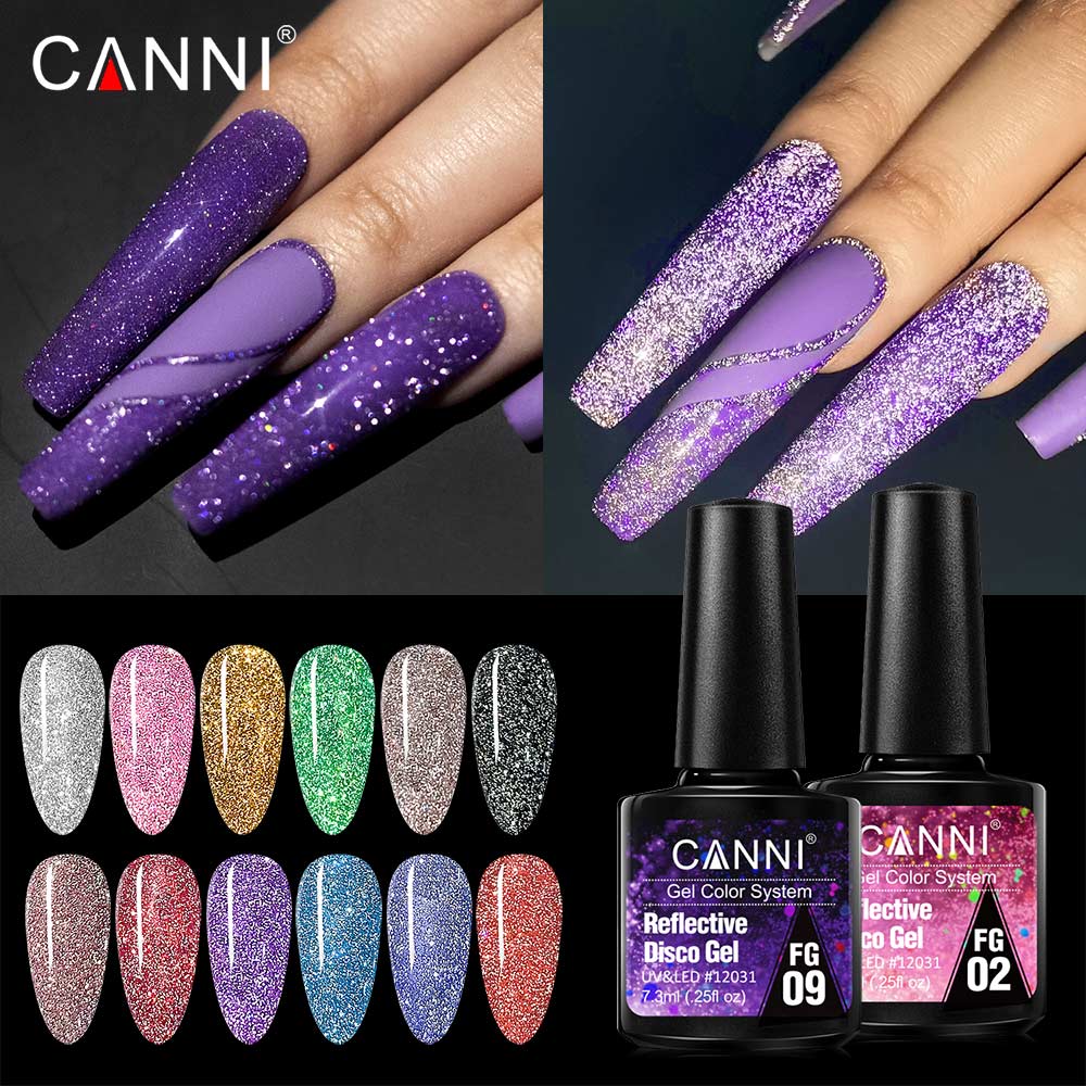 Canni Reflective Gel Bright Ef - Nail Art Rainbow 评论和价格