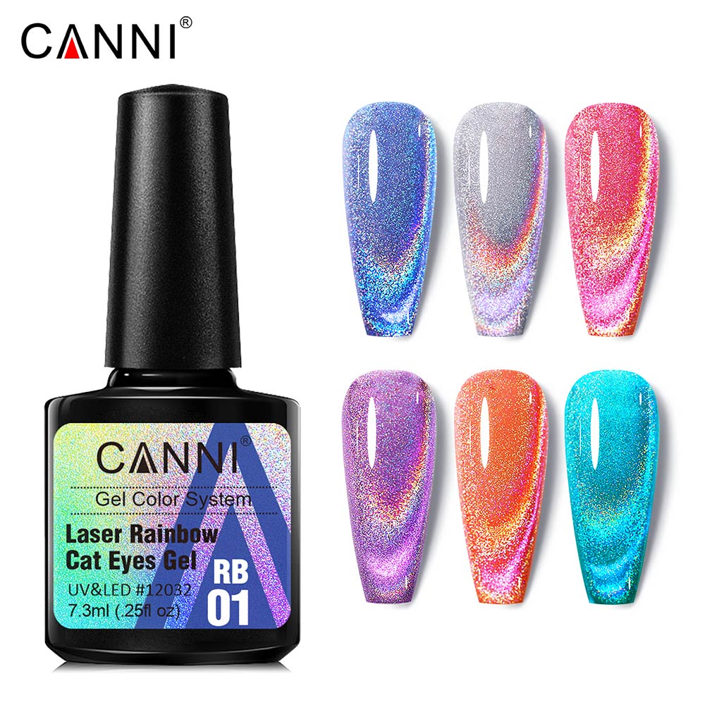 Canni Reflective Gel Bright Ef - Nail Art Rainbow 评论和价格