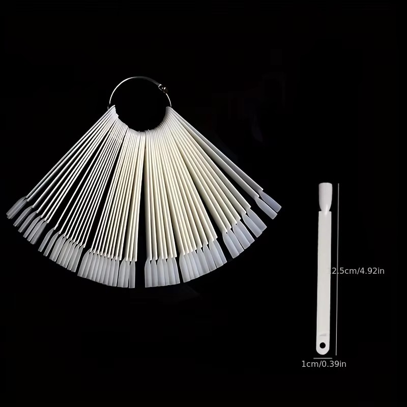 50 Nail Sample Sticks with Rin - Nail Art Quotes 评论和价格