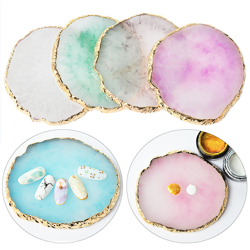Resin Agate Stone Nail Art Pal - Nail Art Quotes 评论和价格