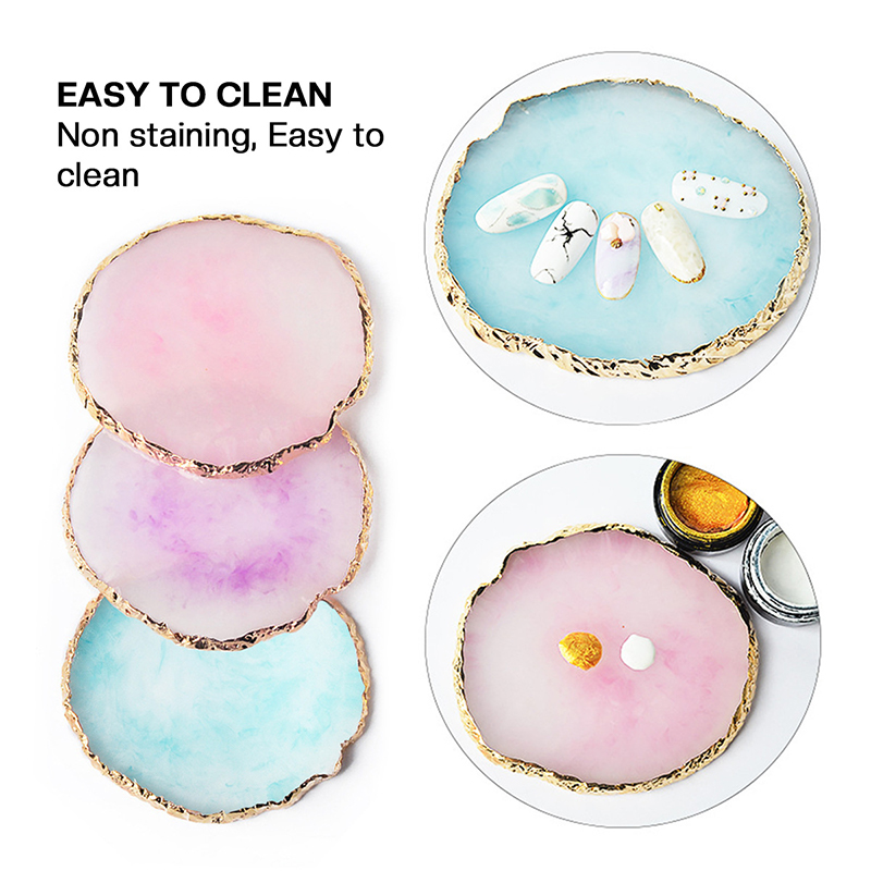 Resin Agate Stone Nail Art Pal - Nail Art Quotes 评论和价格
